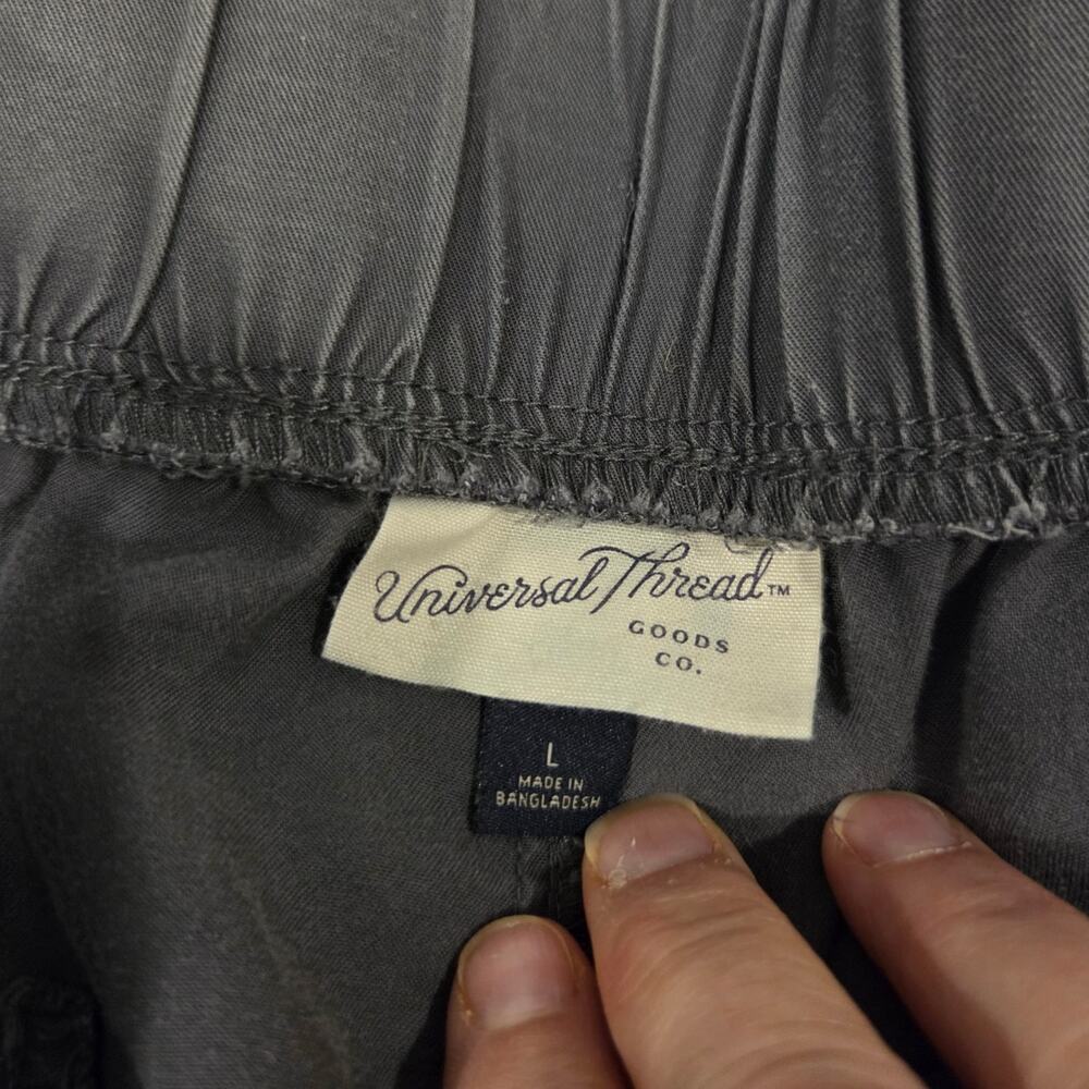 Grey High Rise Jogger Pants by Universal Thred Womens Sie L - Picture 11 of 15